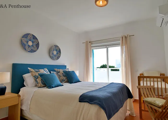 Penthouse L&a Prainha With Sea View, 2 Terraces * Alvor